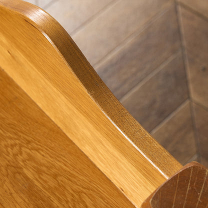 オランダ製 オーク 無垢材 サイドキャビネット