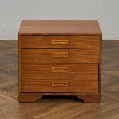 英国 ヴィンテージ 4段 サイドチェスト