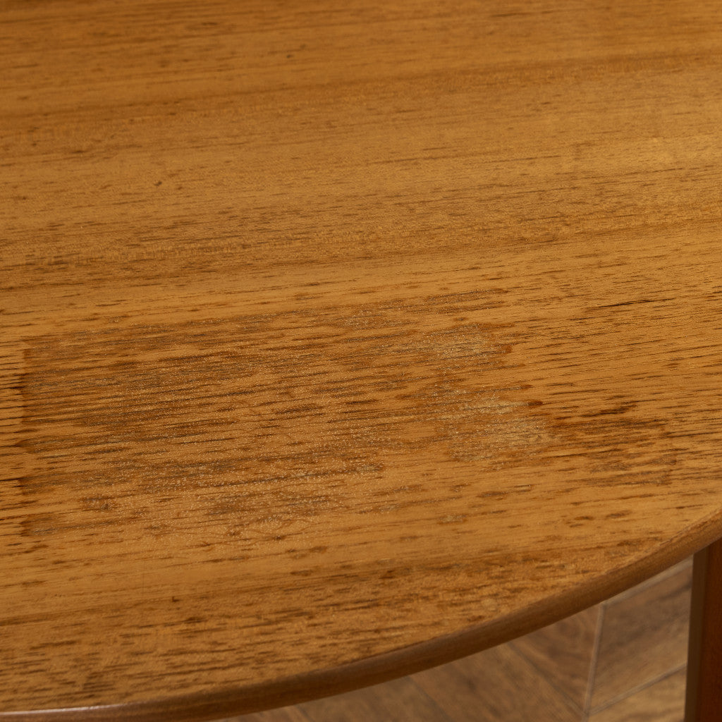 デンマーク エクステンション ラウンド ダイニングテーブル