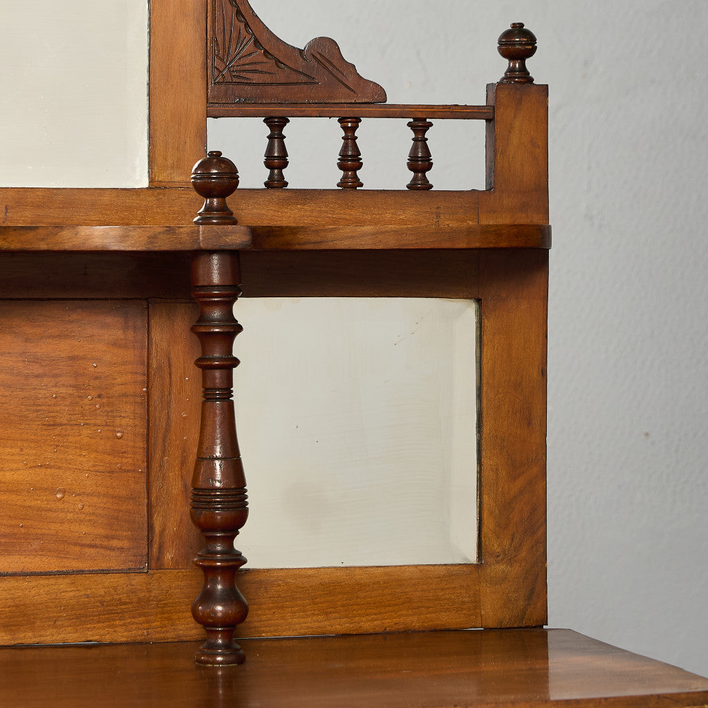 英国 アンティーク ミラーバック サイドボード シフォニア