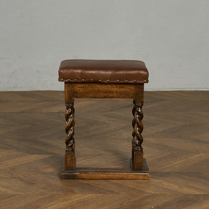 英国 クラシック 収納付 スツール #90015