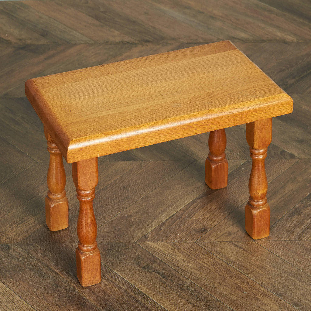 Dutch solid oak nesting table #85389