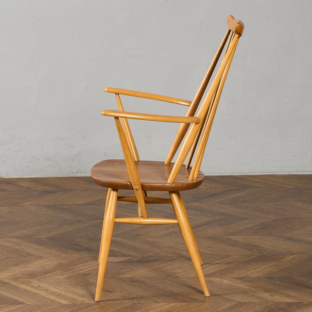 ヴィンテージ ゴールドスミス アームチェア ラウンドゴールドラベル