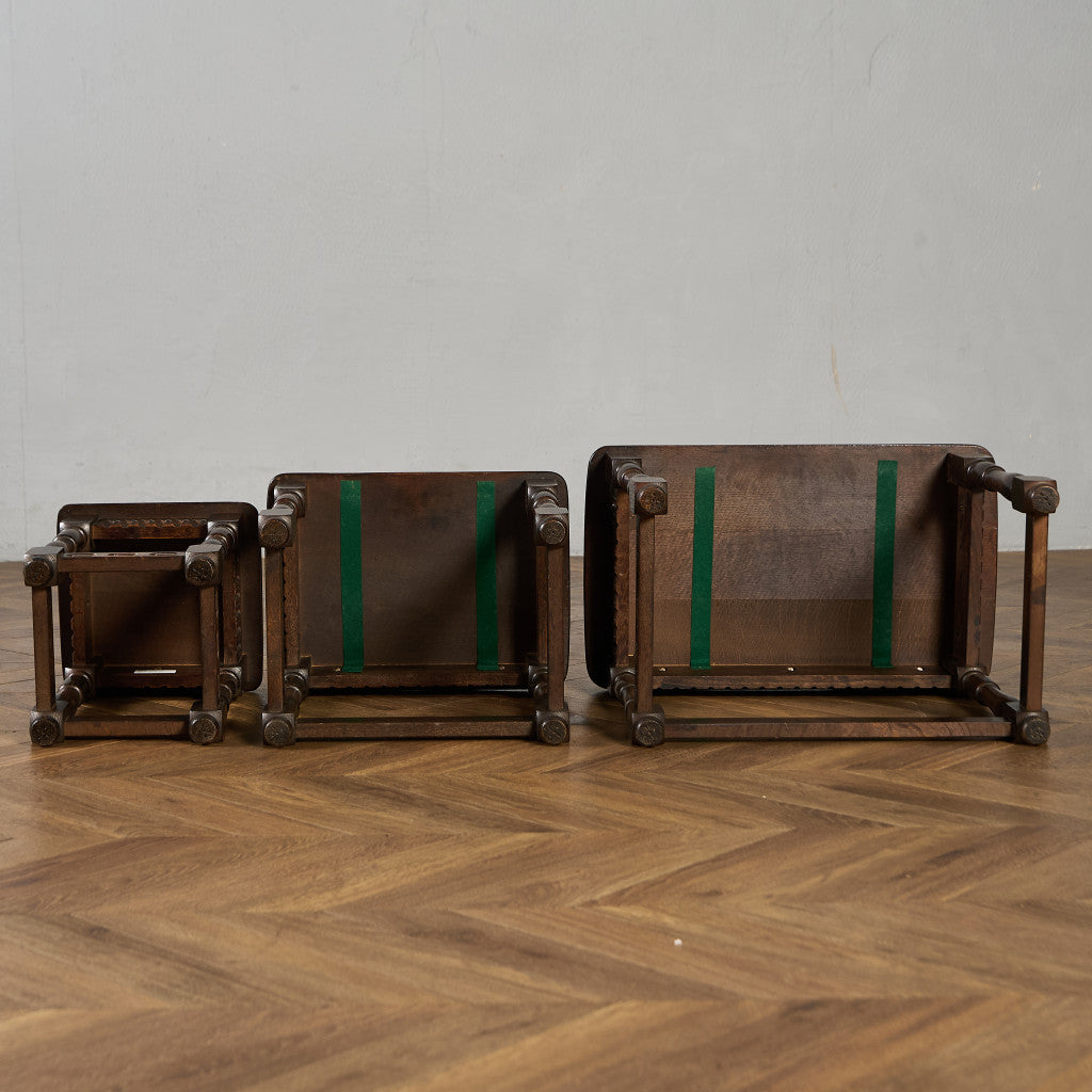 Priory オーク材 ネストテーブル