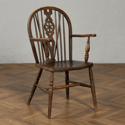 英国 クラシック ホイールバック ウィンザー アームチェア