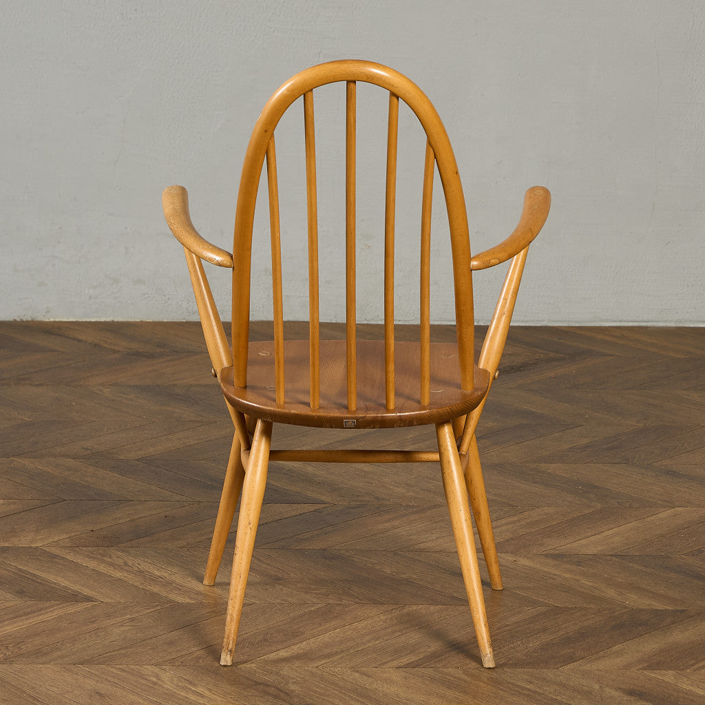アーコール ERCOL ヴィンテージ クエーカー アームチェア ブルーラベル #89762
