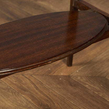 マホガニー材 サイドテーブル