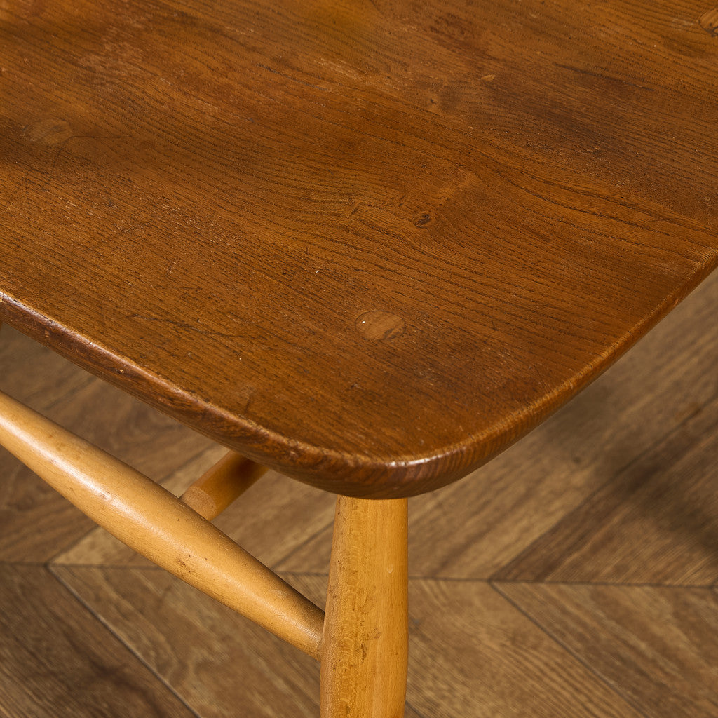 ヴィンテージ 4本 スポーク フープバックチェア ラウンドゴールドラベル