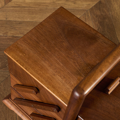 英国 ヴィンテージ ソーイングボックス #95619