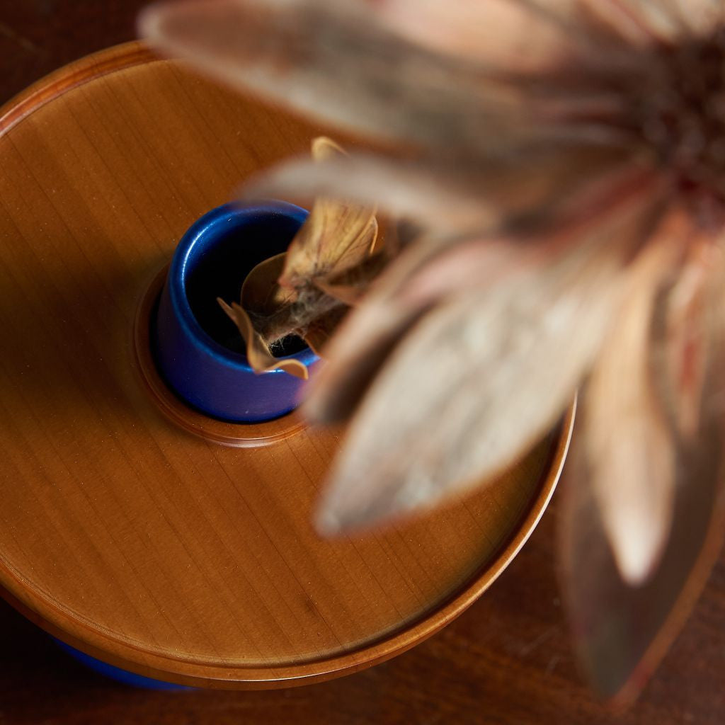 hanauke フラワーベース / BLUE