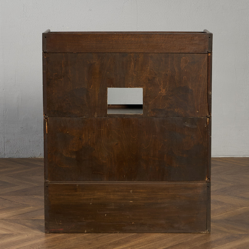 英国 アンティーク スタッキングブックケース 食器棚