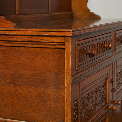 Pratts オーク材 ウェルシュドレッサー カップボード