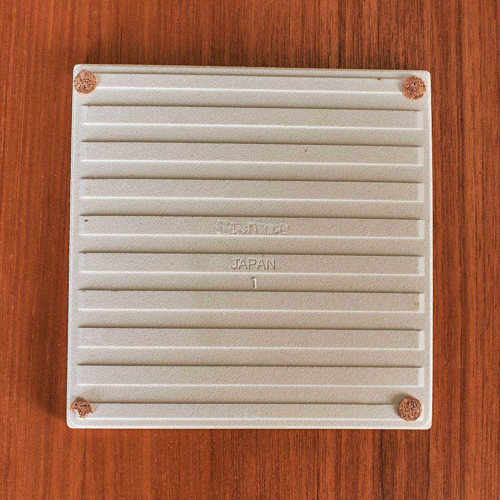 TILE POT STAND / BEIGE