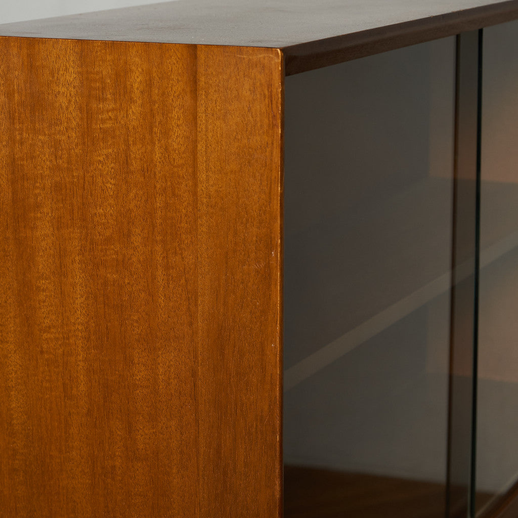 ヴィンテージ ガラスキャビネット 本棚