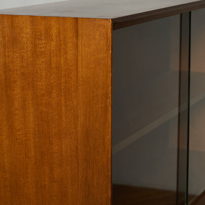 ヴィンテージ ガラスキャビネット 本棚