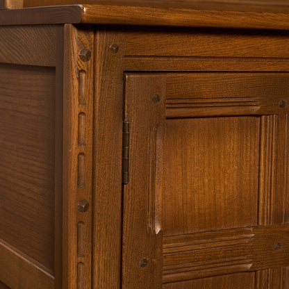 Old Colonial ヴィンテージ ブックケース カップボード ラウンドゴールドラベル