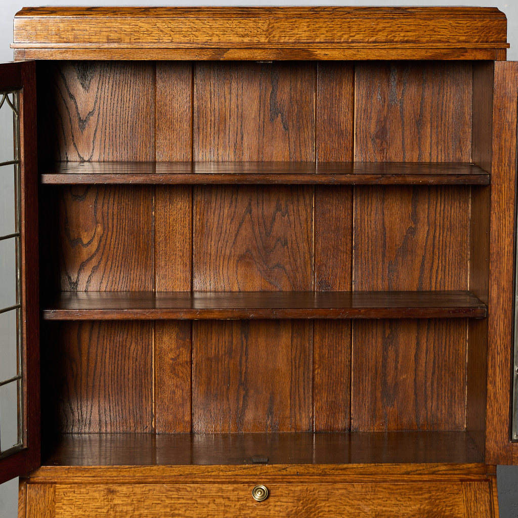 英国 クラシック ビューロー ブックケース デスク