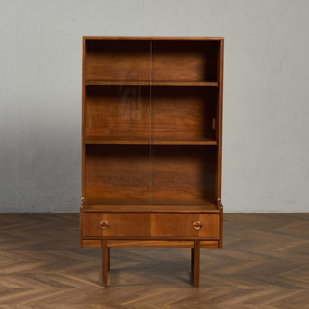 ターニッジ Turnidge ヴィンテージ ガラス キャビネット 本棚 #89549