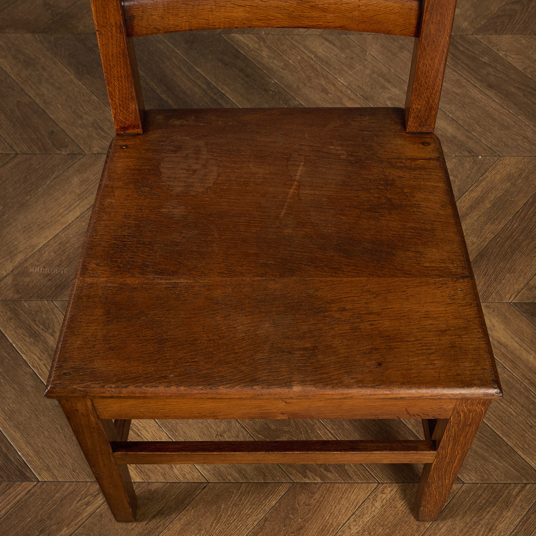 英国 アンティーク チャーチチェア