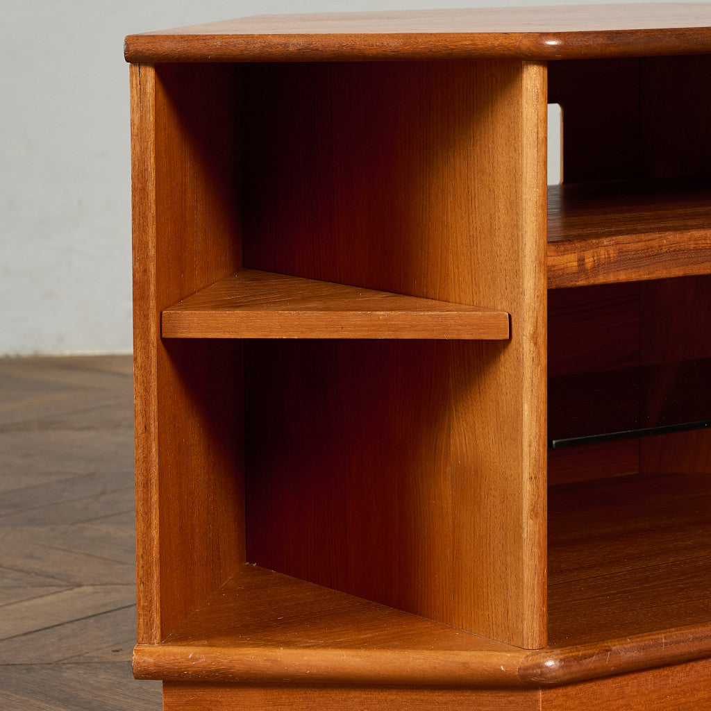 ヴィンテージ コーナー キャビネット  AVボード