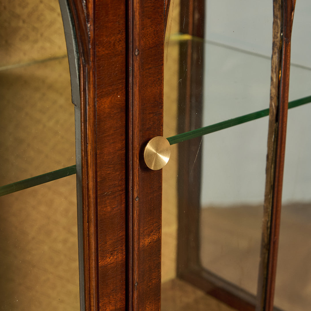 英国 クラシック ディスプレイ ガラス キャビネット #91846