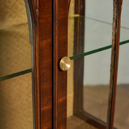 英国 クラシック ディスプレイ ガラス キャビネット #91846