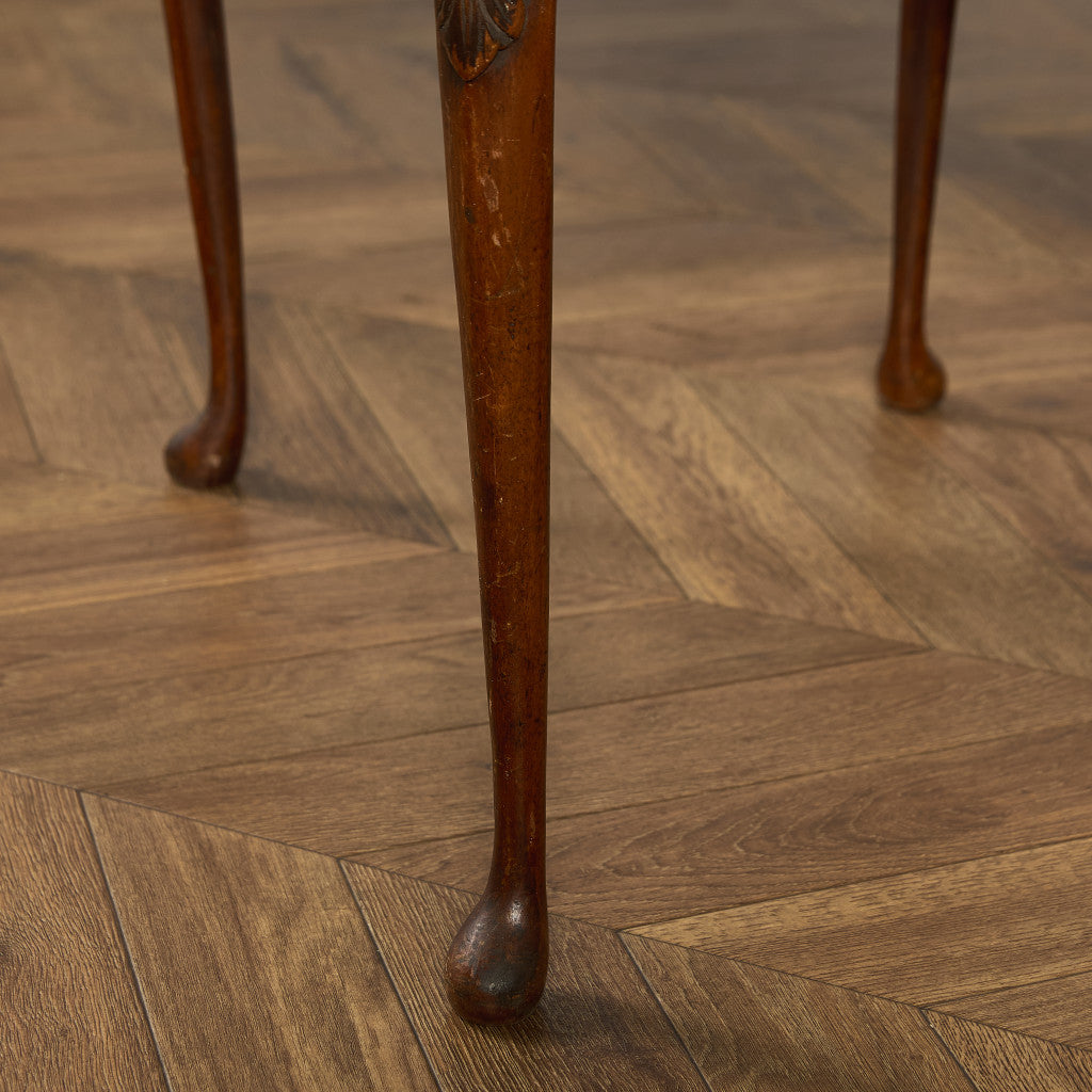 英国 クラシック ガラストップ ネストテーブル