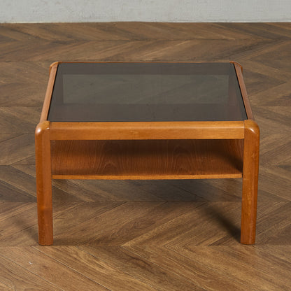 メイヤー myer ヴィンテージ スモーク ガラストップ コーヒーテーブル #91640