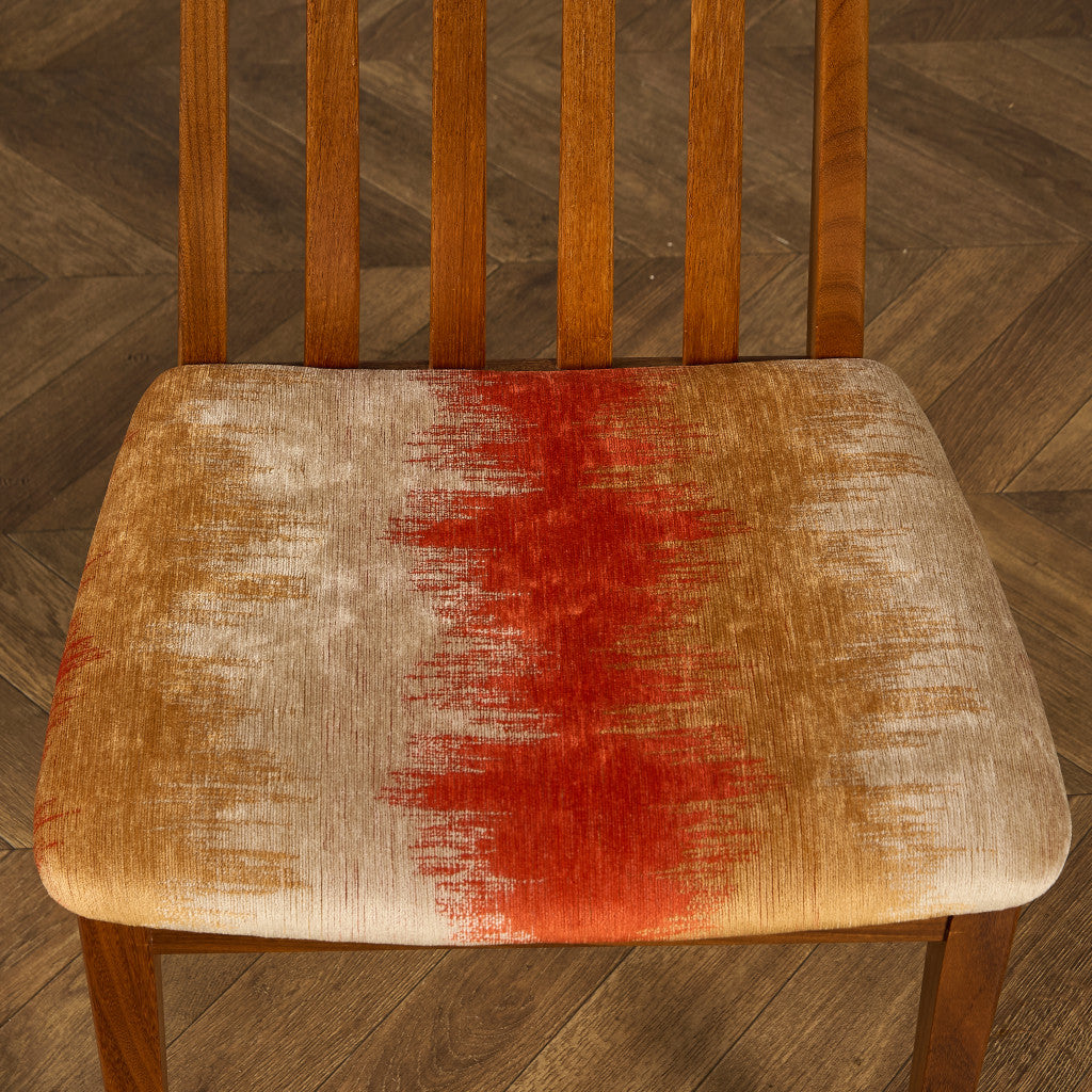 スラットバックチェア 座面張替え済み