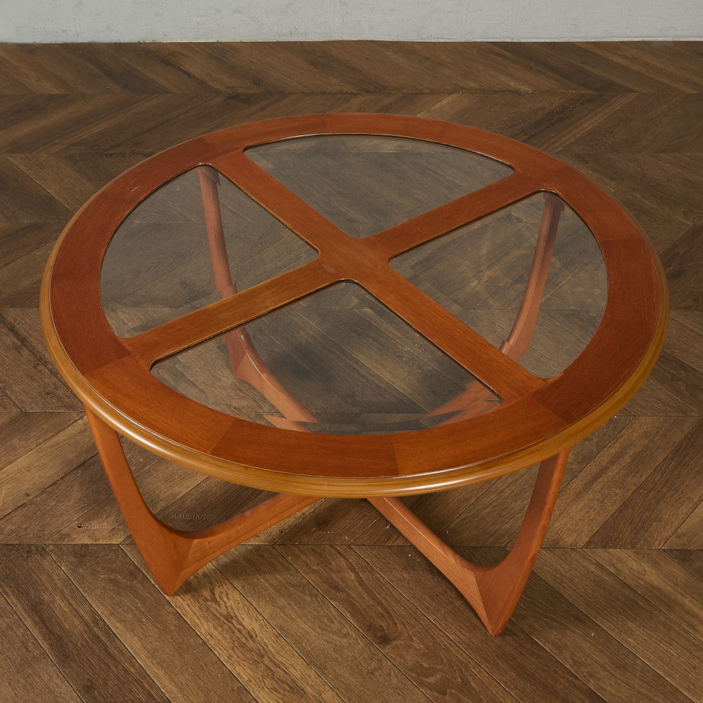 ヴィンテージ ガラストップ ネスト コーヒーテーブル