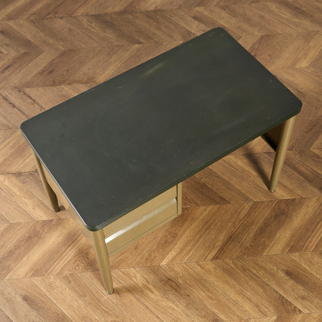 ベルギー ヴィンテージ 片袖 デスク