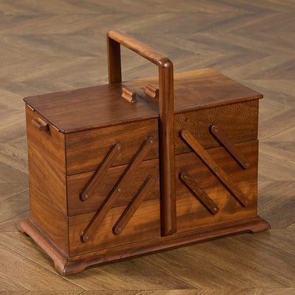 英国 ヴィンテージ ソーイングボックス #95619