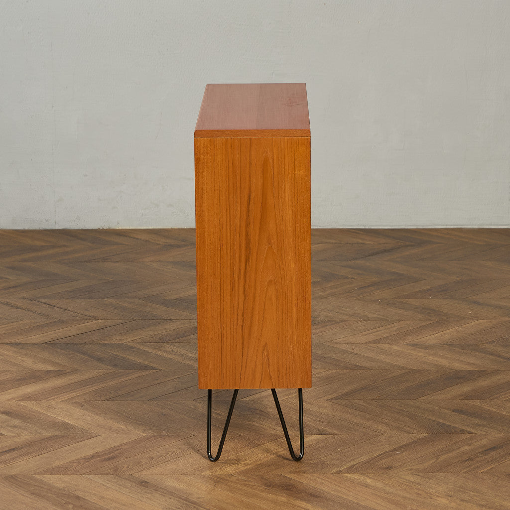 ヴィンテージ ブックシェルフ  カスタム アイアンヘアピンレッグ