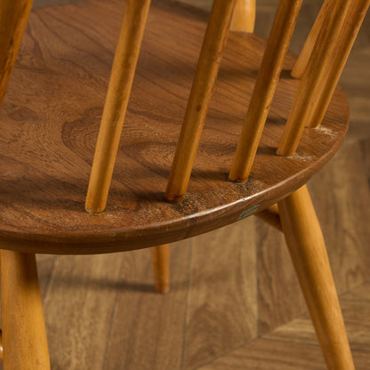 アーコール ERCOL ヴィンテージ クエーカー アームチェア ネイビーブルーラベル #89764