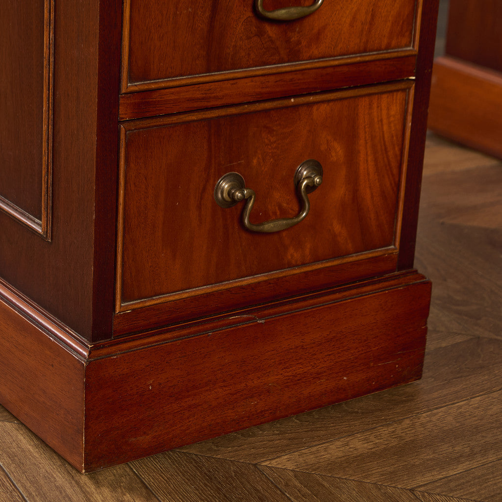 英国 クラシック 両袖 デスク