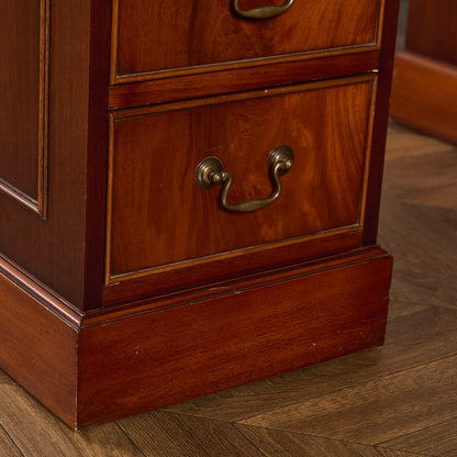 英国 クラシック 両袖 デスク