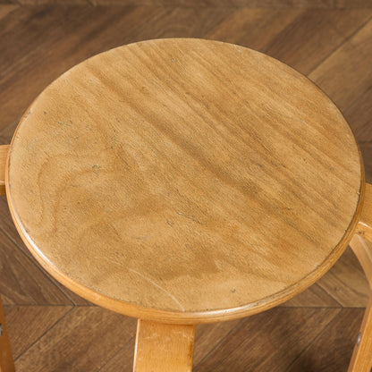 デンマーク LEIKA ヴィンテージ ベントウッド スツール