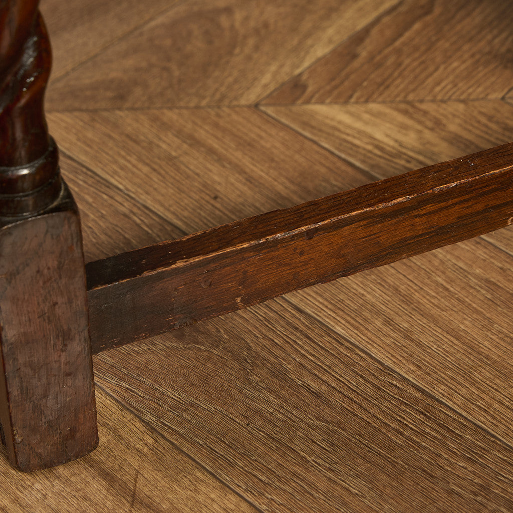 英国 クラシック オーク材 サイドテーブル