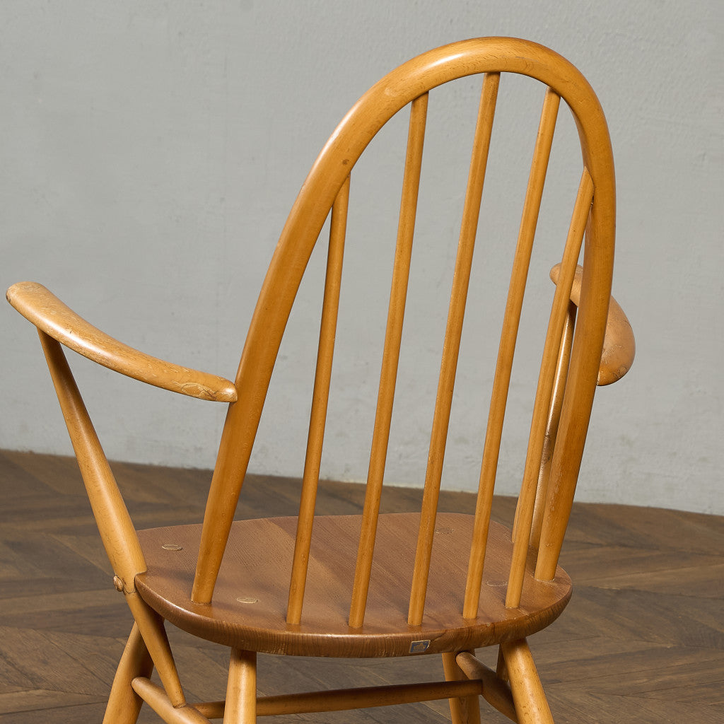 アーコール ERCOL ヴィンテージ クエーカー アームチェア ブルーラベル #89762