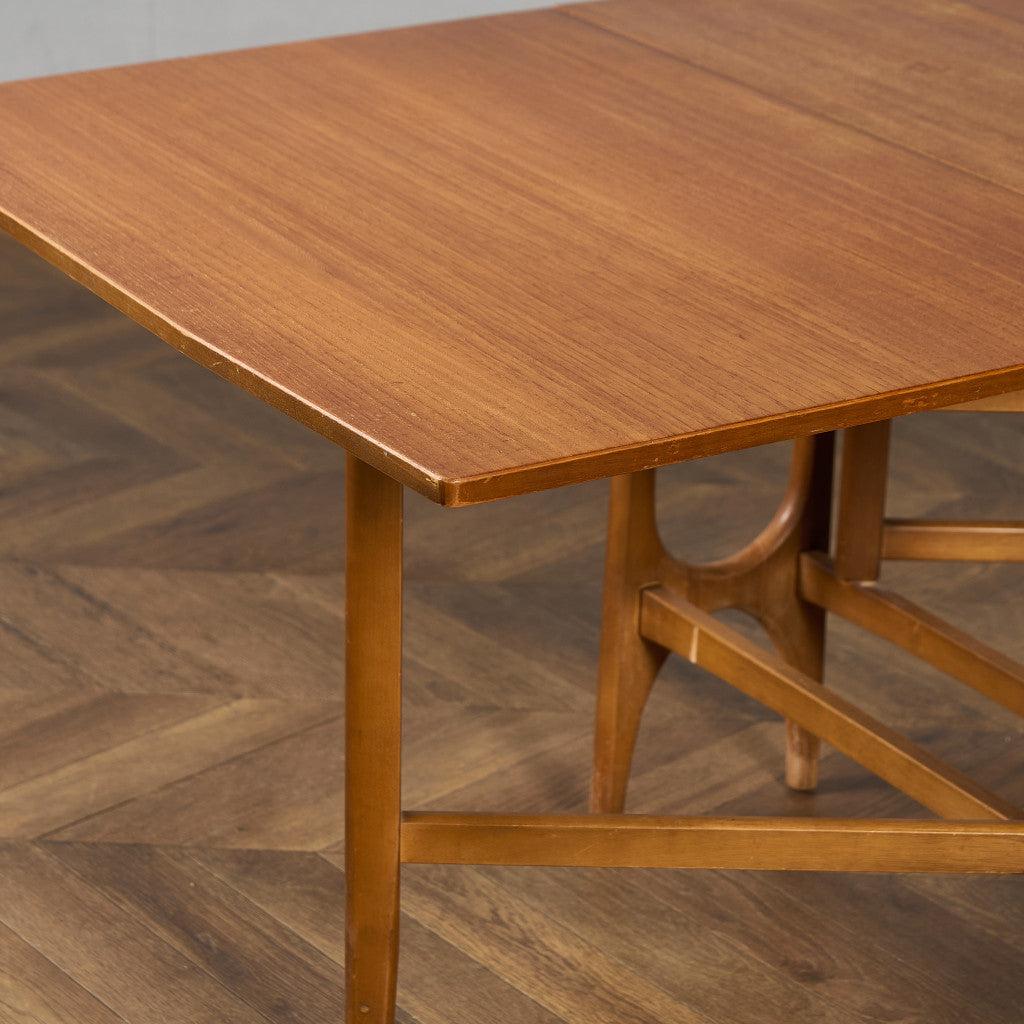 イギリス ヴィンテージ ドロップリーフ ゲートレッグテーブル