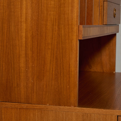 英国 ヴィンテージ ウォールユニット 本棚