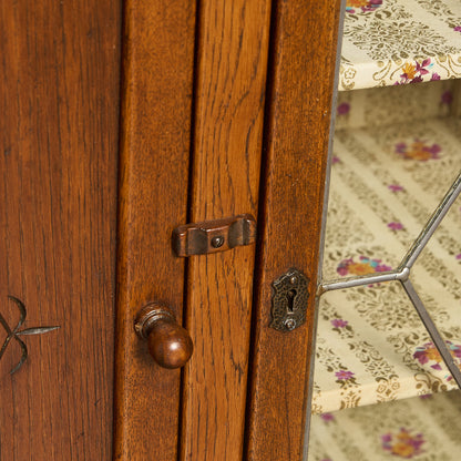 英国 クラシック ガラス キャビネット #91798