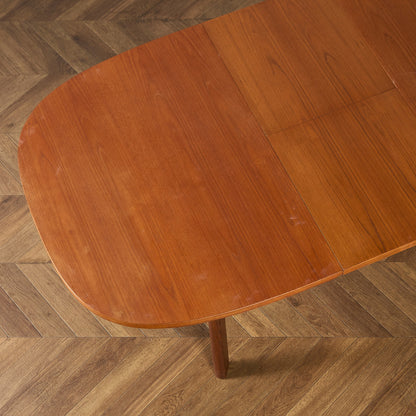 ヴィンテージ エクステンション オーバル ロング ダイニングテーブル