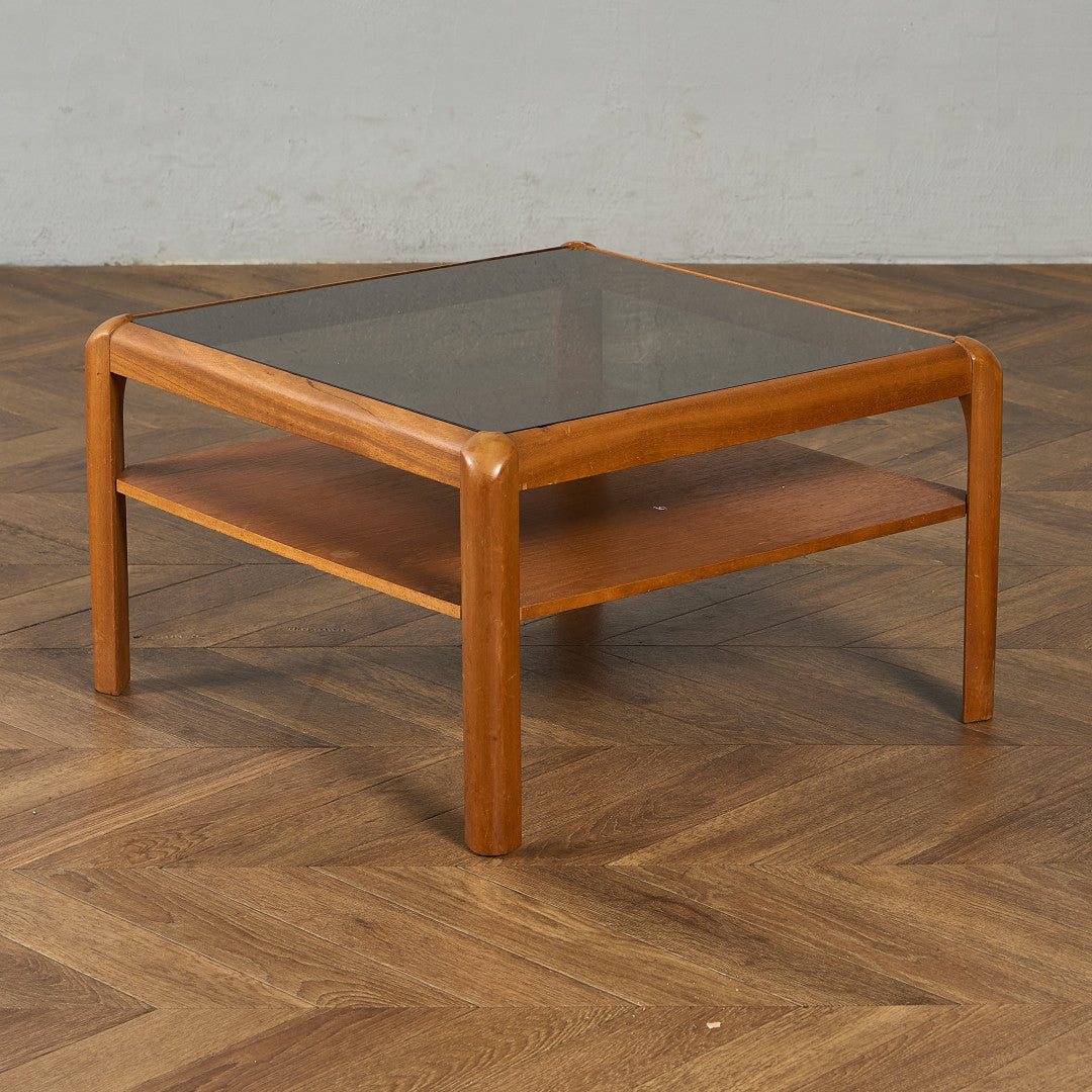 メイヤー myer ヴィンテージ スモーク ガラストップ コーヒーテーブル #91640