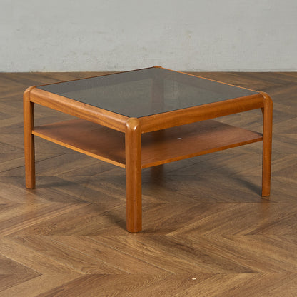 メイヤー myer ヴィンテージ スモーク ガラストップ コーヒーテーブル #91640