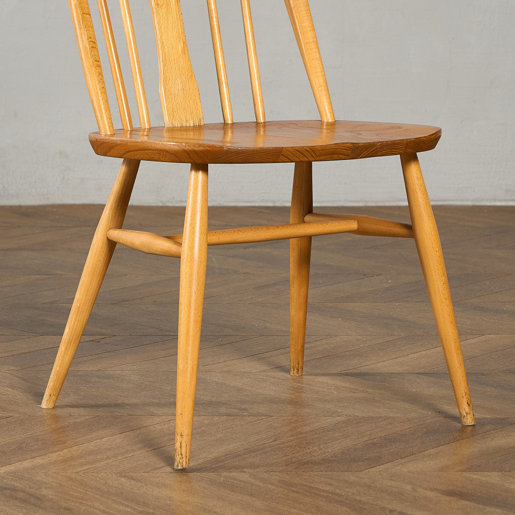 アーコール ERCOL スワンバックチェア ラウンドメタルラベル #97101