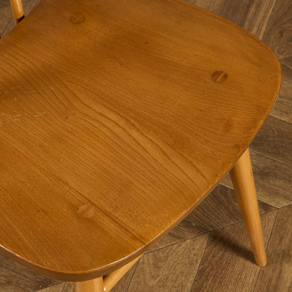 ヴィンテージ スティックバック ハイバックチェア ブルーラベル