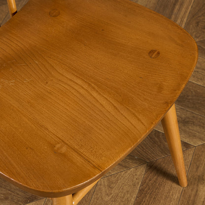 ヴィンテージ スティックバック ハイバックチェア ブルーラベル