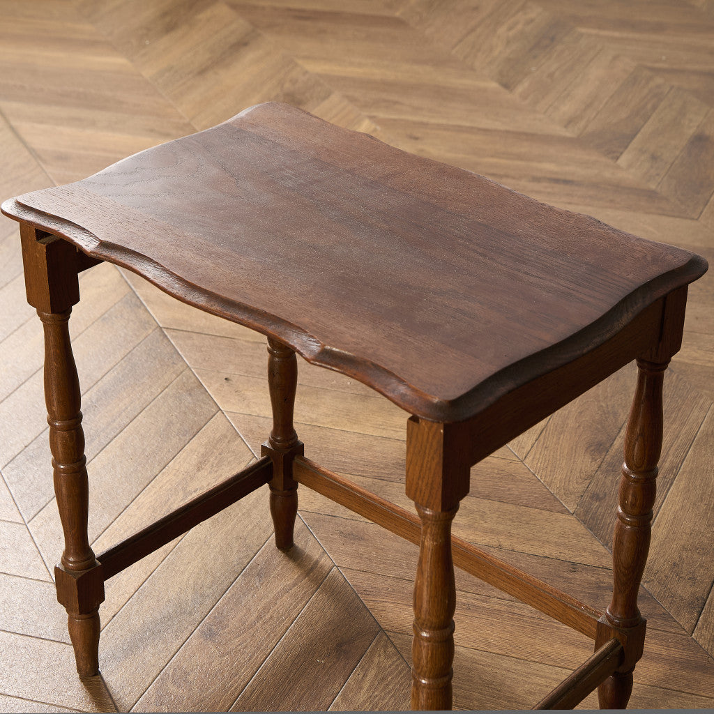 英国 クラシック オーク材 ネストテーブル サイドテーブル