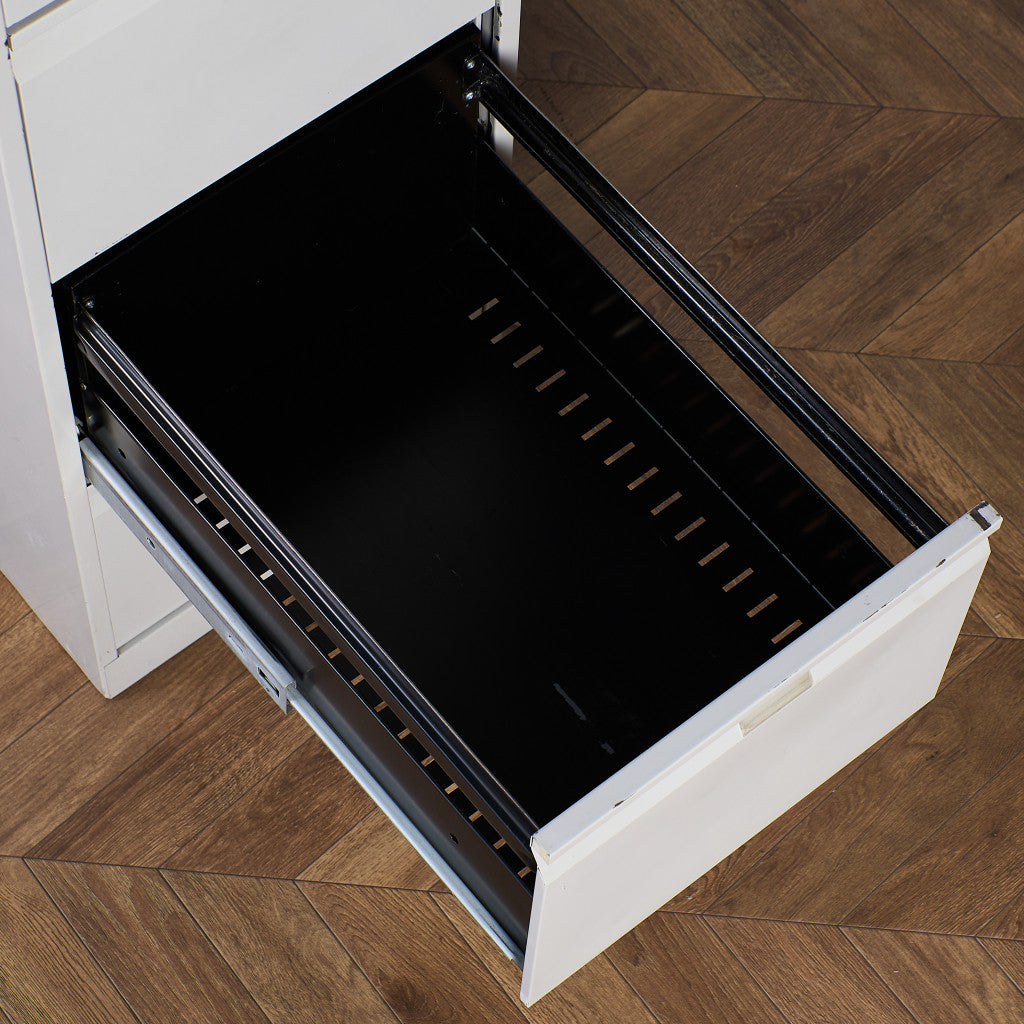 ヴィンテージ 4段 メタル キャビネット